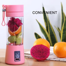 USB Rechargeable Juicer Blender – 4 Blades Electric Mini Portable Personal Size Juicer
