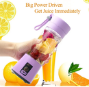 USB Rechargeable Juicer Blender – 4 Blades Electric Mini Portable Personal Size Juicer