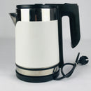 Electric Kettle in New Style – 2.2L Black Double Body Stainless Steel Kettle with Rapid Boiling and Safety Features
