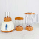 3-in-1 Juicer Machine – 350W Heavy Duty Motor (Juicer + Blender + Dry Mill) – Grey & Brown