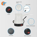 0.5L High-Quality Plastic Coffee Pot with Detachable Handle – Stylish & Durable
