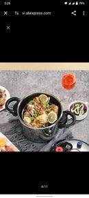 High-Quality 6.8L Stainless Steel Pressure Cooker – Gas & Induction Compatible, Energy-Saving