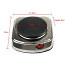 Mini Electric Heater Stove – 500W | Portable Single Hot Plate