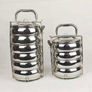 Decent Tiffin Carrier – Export Quality Stainless Steel SS Patti Belly Tiffin (2, 3 & 4 pcs)