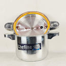 Heavy-Duty Aluminum Pressure Cooker with Silver Handles – Triple Safety, 9L, 11L, 13L