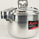 Heavy-Duty Pressure Cooker with Silver Handles – Triple Safety, 9L, 11L, 13L