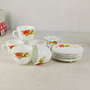 6-Piece Heat Resistant Opal Glass Tea Set – Elegant & Durable