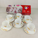 6-Piece Heat Resistant Opal Glass Tea Set – Elegant & Durable
