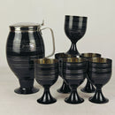 Steel Water Set – 1 Jug & 6 Glasses | Premium Pakistan Standard Quality
