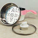 220V Multifunction Electric Mini Cooking Pot | Non-Stick & Portable Cookware