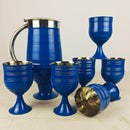 Steel Water Set – 1 Jug & 6 Glasses | Premium Pakistan Standard Quality
