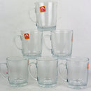1 Pack – 6-Piece Premium Glass Tea Cups | Best for Tea & Coffee
