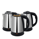 2.0L Electric Kettle – Stainless Steel Inner, Cool-Touch Plastic Outer Body, Fast Boil & Auto Shut-Off