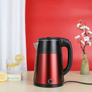 2.5L Electric Kettle – Double Body Stainless Steel, 1500W, Black & Mehran