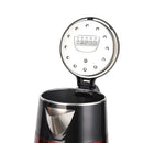 2.5L Electric Kettle – Double Body Stainless Steel, 1500W, Black & Mehran