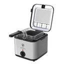 Electric Immersion Deep Fryer | Removable Basket & Adjustable Temperature