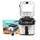 Electric Immersion Deep Fryer | Removable Basket & Adjustable Temperature