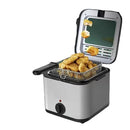 Electric Immersion Deep Fryer | Removable Basket & Adjustable Temperature
