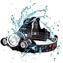 Powerful Emergency Headlamp | 3x Cree T6 + COB LED | USB Rechargeable & Zoomable