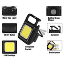 New Rechargeable Mini LED Flashlight | 4 Light Modes | Portable Pocket Keychain Light