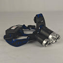 Powerful Emergency Headlamp | 3x Cree T6 + COB LED | USB Rechargeable & Zoomable