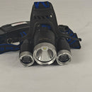 Powerful Emergency Headlamp | 3x Cree T6 + COB LED | USB Rechargeable & Zoomable