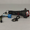 High-Power LED Flashlight | Side Light, Tungsten Steel Hammer Tip & Safety Belt Cutter