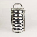 Decent Tiffin Carrier – Export Quality Stainless Steel SS Patti Belly Tiffin (2, 3 & 4 pcs)